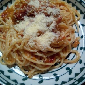 トマトとにんにくスパゲティー